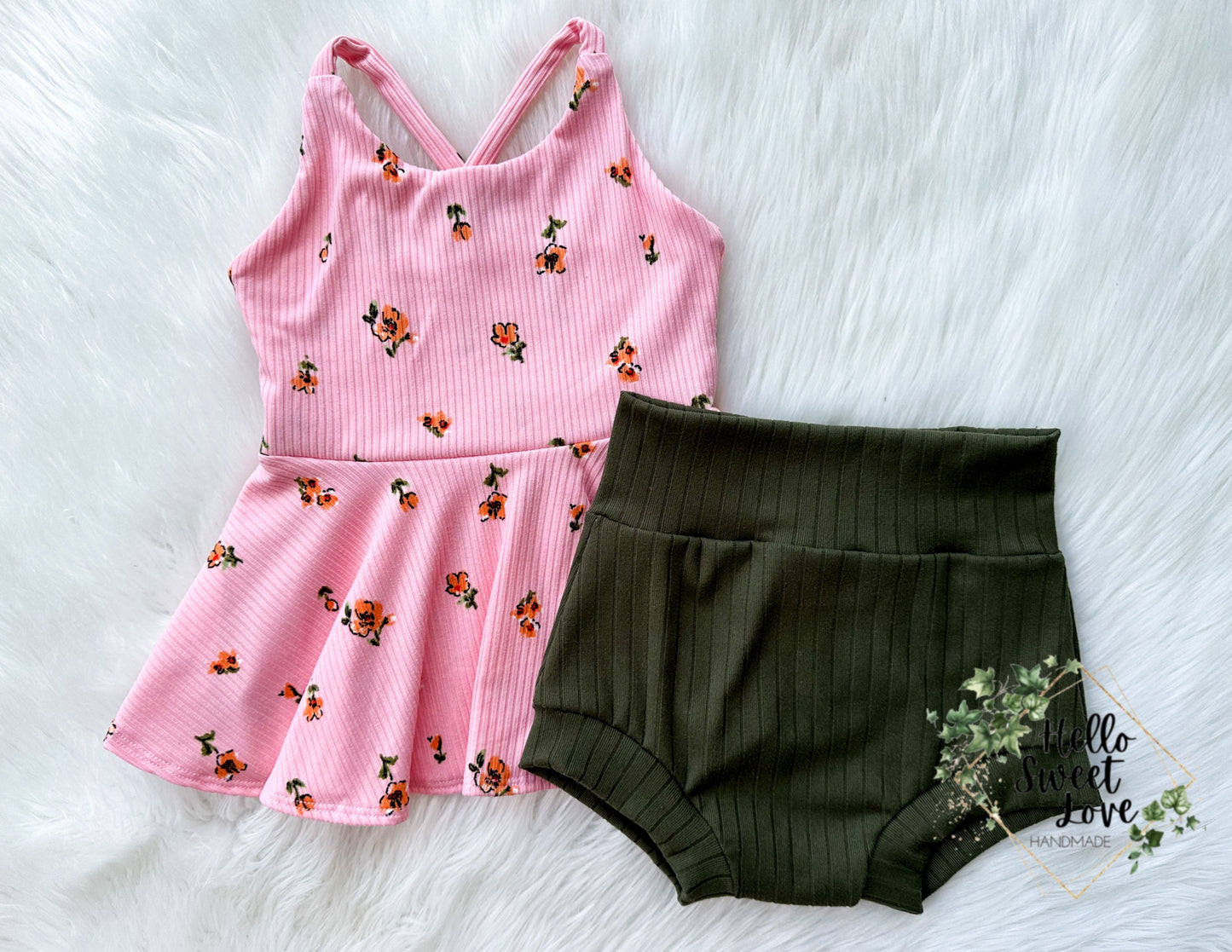 Pink Floral Peplum