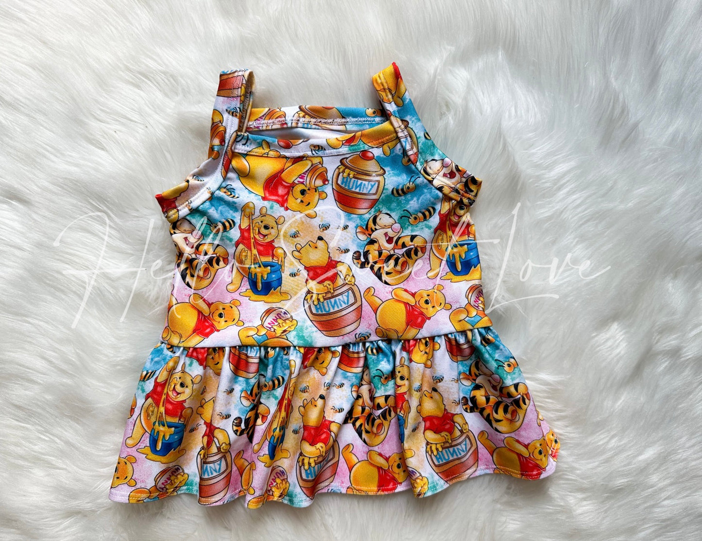 Pooh Friends peplum