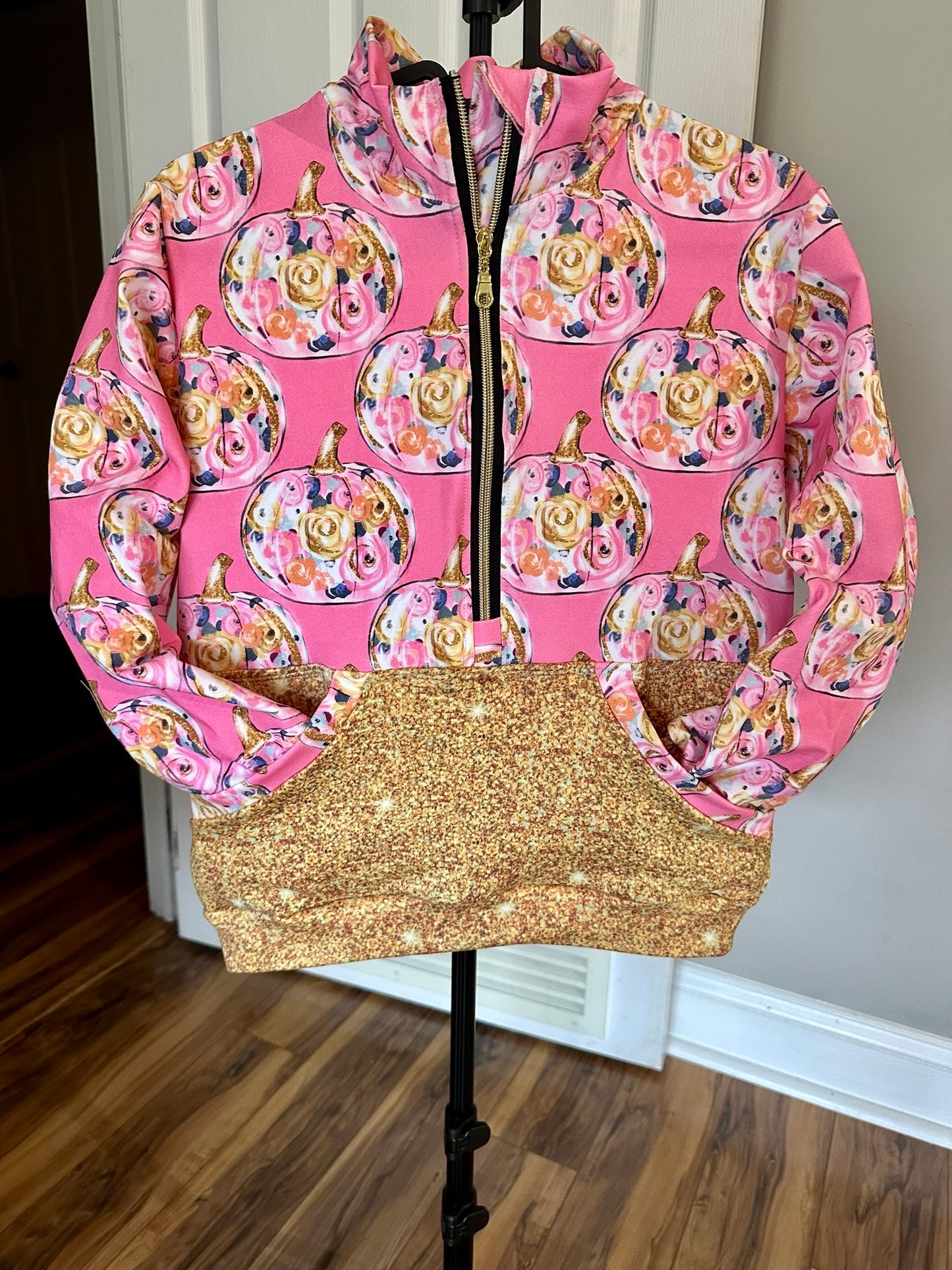 pink pumpkins- sweater