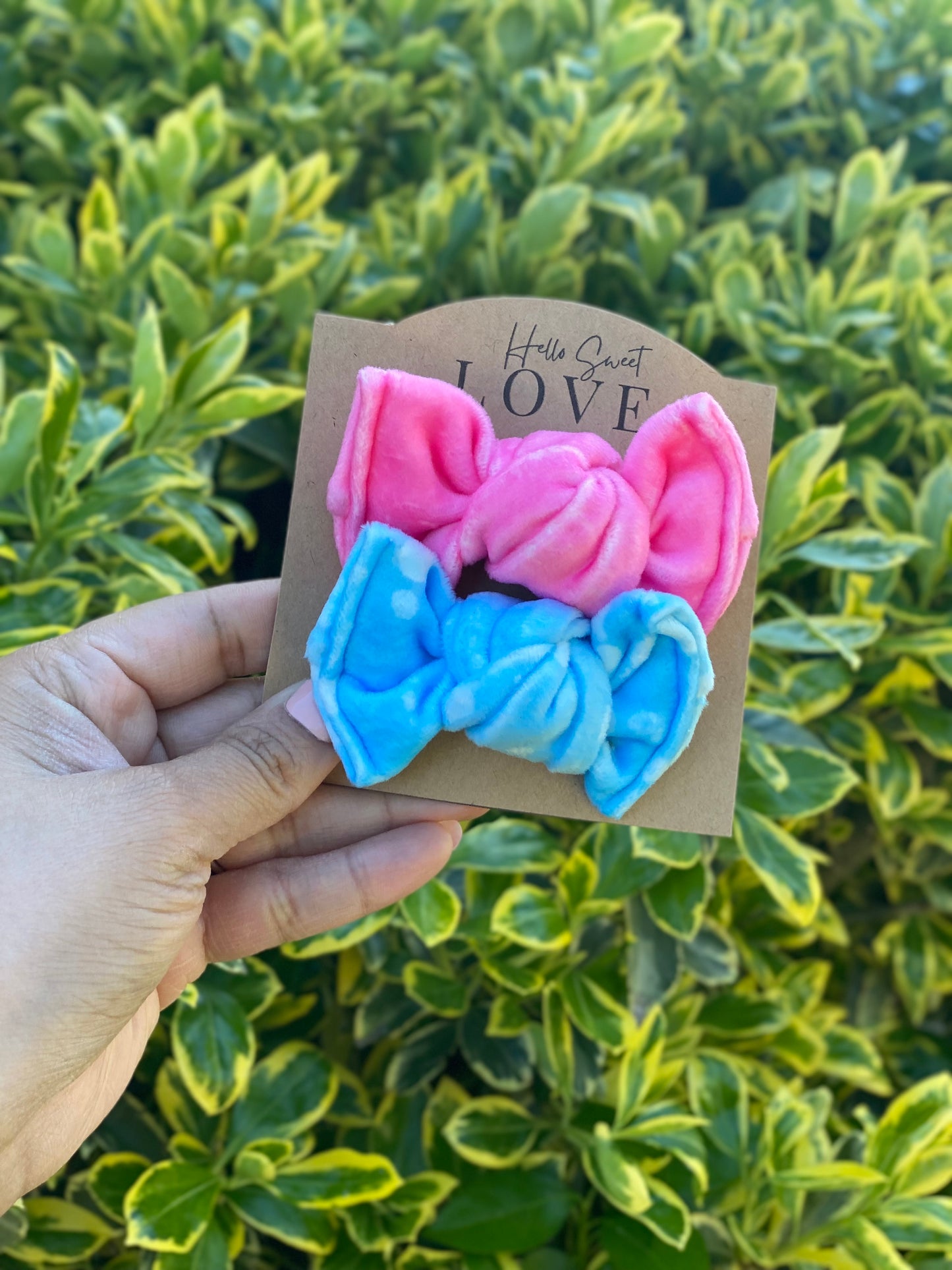RTS: Pink / Blue- 2 bow bundle