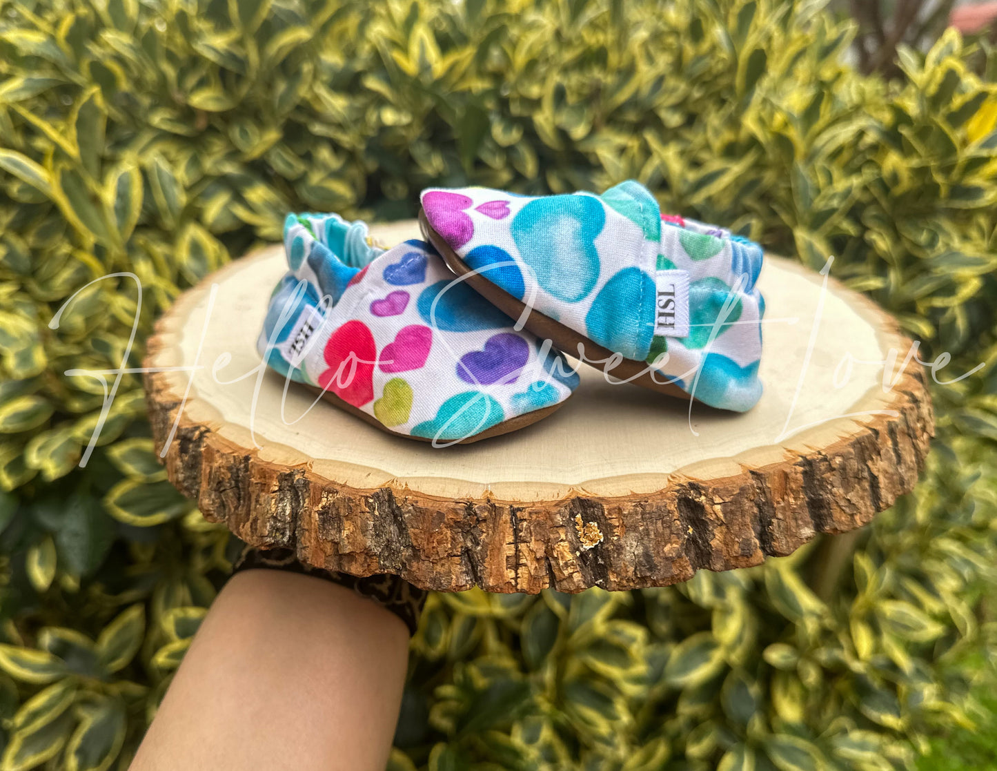 Rainbow Hearts Moccs
