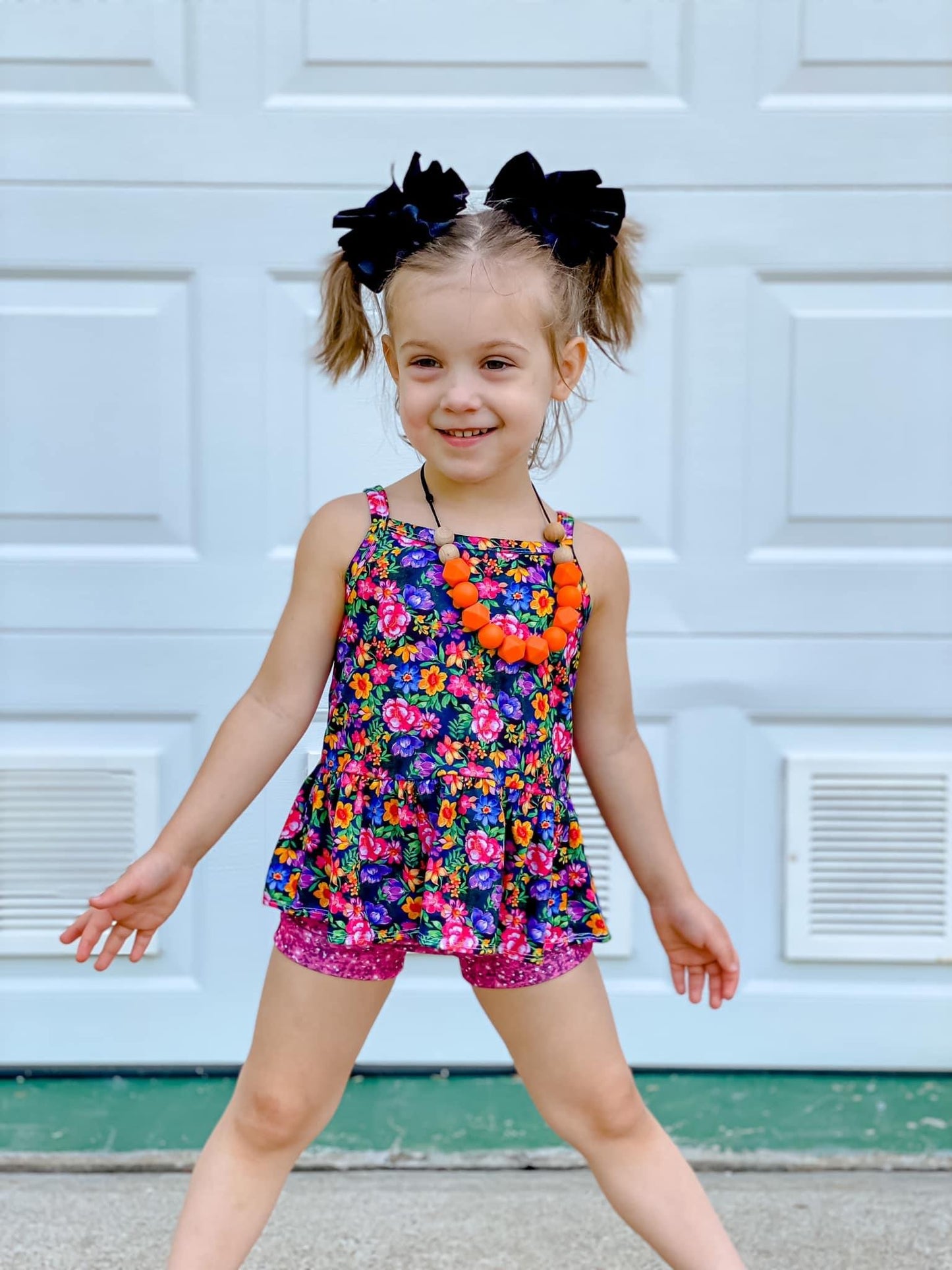 Jardin de Flores- cami peplum