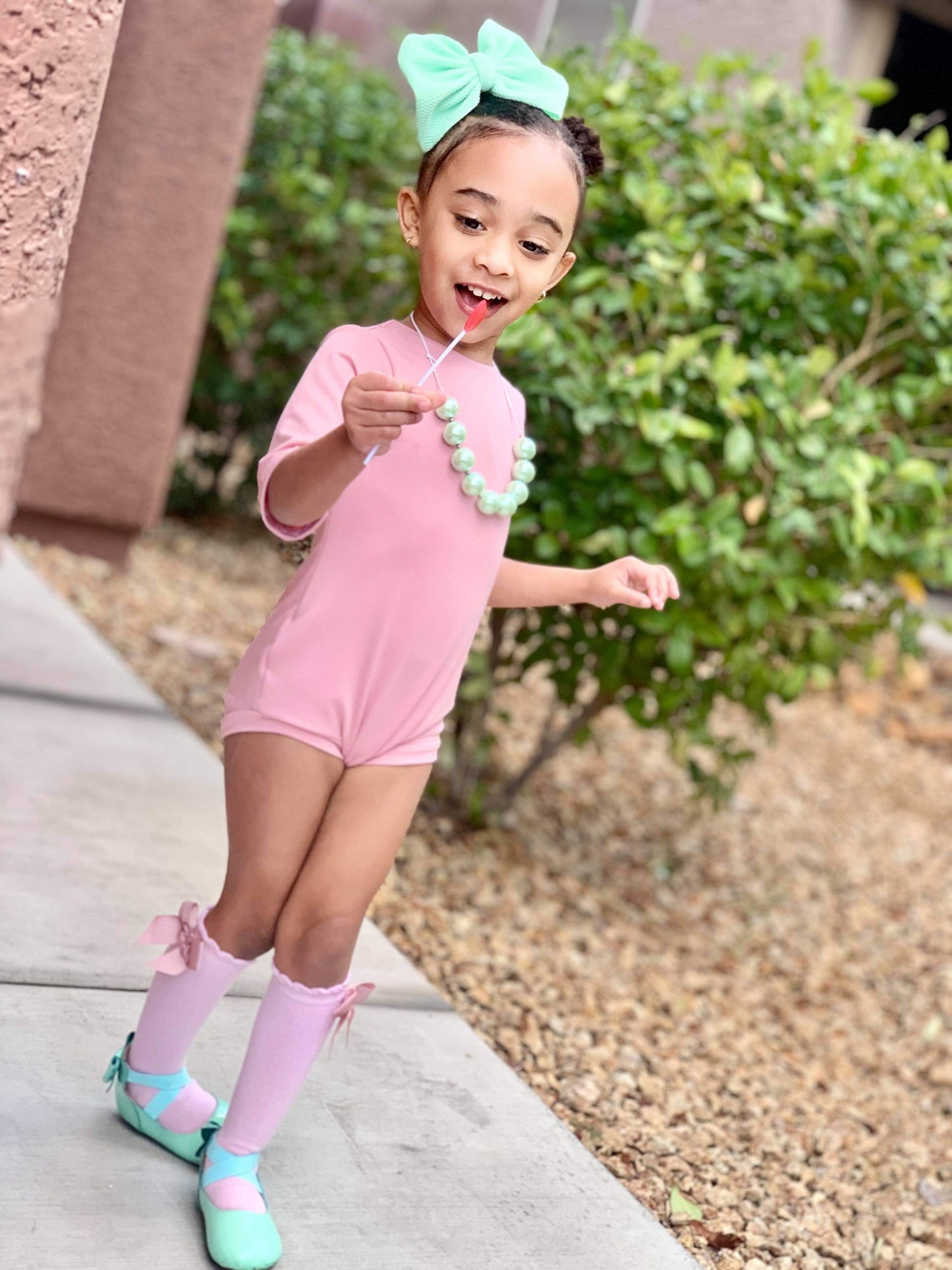 Powder Pink Leotard