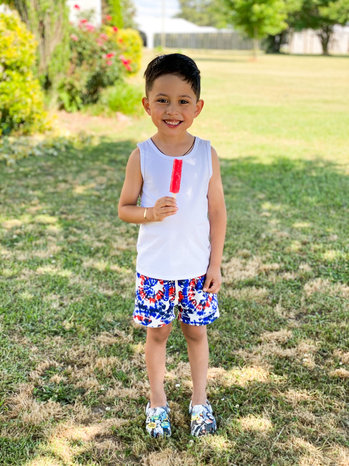 RTS- tie dye boy short