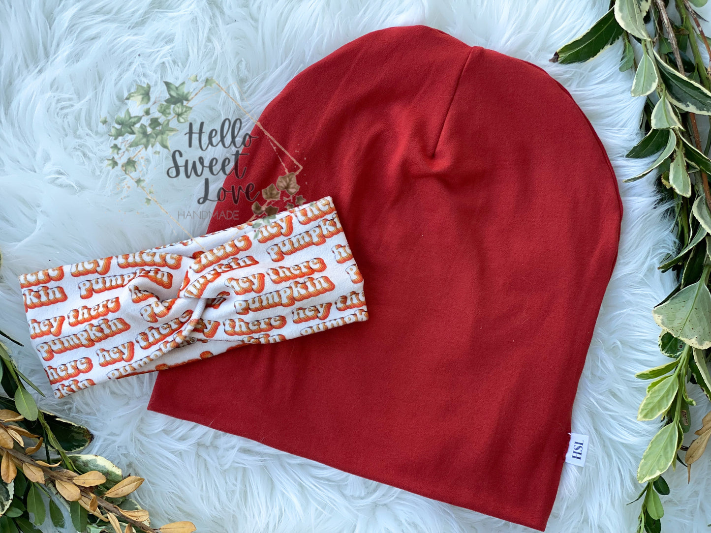 "hey there pumpkin" ADULT turban