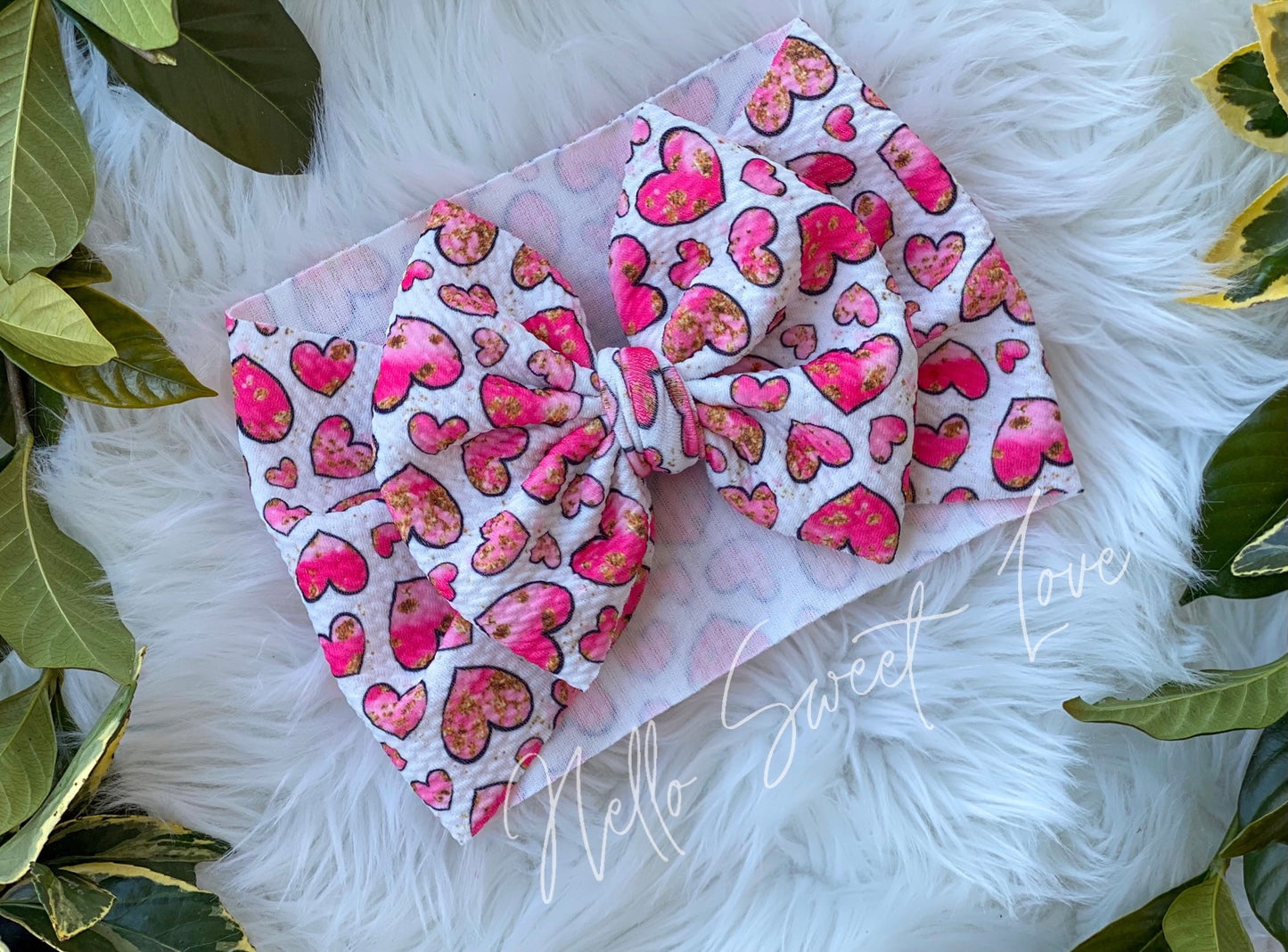 RTS- glitter hearts