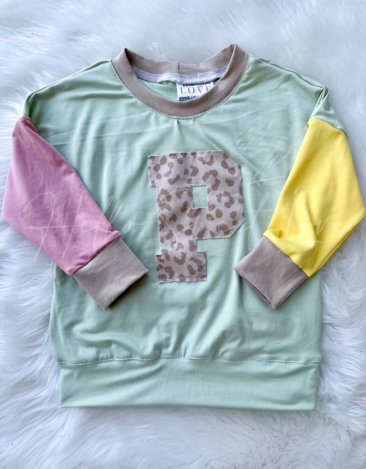 Letterman- Pastel Colors