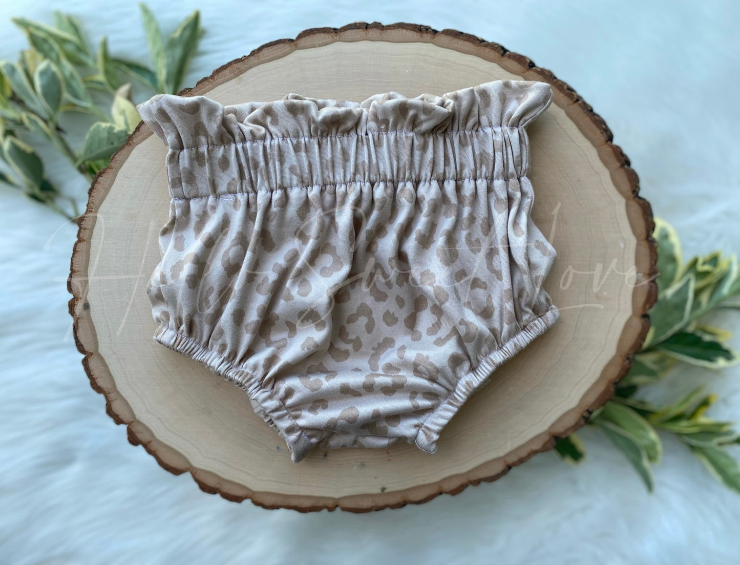 Tan Leopard Bloomer