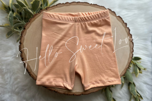 peach bummie / biker short