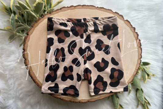 leopard bummie / biker short