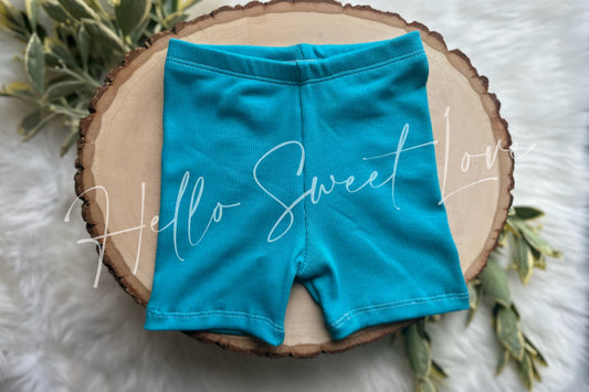 Blue turquoise  bummie / biker short