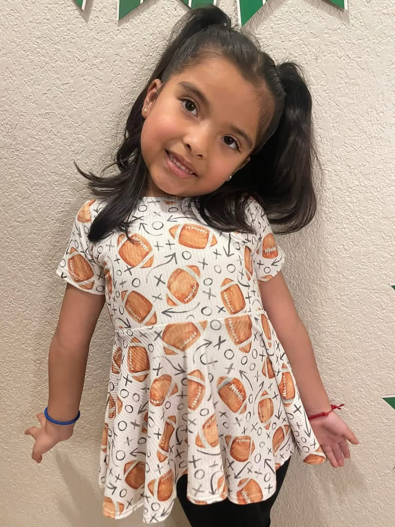 SALE RTS- football peplum